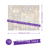 Easy Craft Paint by Number DIY Kit, 50x40cm- Walking in Woods Full