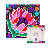 Easy Craft Paint by Number DIY Kit, 20x20cm-POP Art Protea