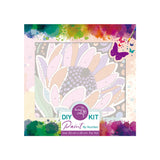 Easy Craft Paint by Number DIY Kit, 20x20cm-POP Art Protea