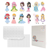 Diamond Painting DIY Sticker - Princess &Fairy - Princess LD158 with 28-Slot Box