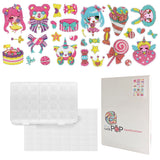 Diamond Painting DIY Sticker - Princess &Fairy - Wonderland Charms T045 with 28-Slot Box