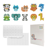Diamond Painting Stickers-Animal Series - Animal T014 with 28-Slot Box