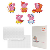 Diamond Painting DIY Sticker - Cartoon - Peppa Pig T001 with 28-Slot Box