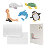 Diamond Painting Stickers-Animal Series - Animal T025 with 28-Slot Box