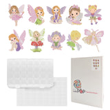Diamond Painting DIY Sticker - Princess &Fairy - The Flower Fairy T029 with 28-Slot Box