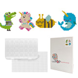 Diamond Painting Stickers-Animal Series - Animal T023 with 28-Slot Box