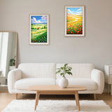 Easy Craft Paint by Number DIY Kit, 50x30cm- Beautiful Views