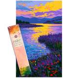 Easy Craft Paint by Number DIY Kit, 50x30cm- Beautiful Views