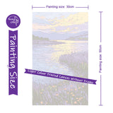 Easy Craft Paint by Number DIY Kit, 50x30cm- Beautiful Views