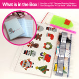 Diamond Painting Stickers- Christmas Series T007 with 28-Slot Box
