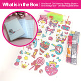 Diamond Painting DIY Sticker - Princess &Fairy - Wonderland Charms T045 with 28-Slot Box