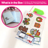 Diamond Painting Stickers- Christmas Series T006 with 28-Slot Box