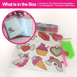 Diamond Painting Stickers- Love Heart Lip LD023 with 28-Slot Box