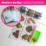Diamond Painting Stickers- Christmas Series T005 with 28-Slot Box