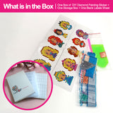 Diamond Painting DIY Sticker - Princess &Fairy - Princess T003 with 28-Slot Box