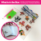 Diamond Painting Stickers-Animal Series - Animal T026 with 28-Slot Box