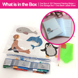 Diamond Painting Stickers-Animal Series - Animal T025 with 28-Slot Box