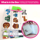 Diamond Painting Stickers-Animal Series - Animal T014 with 28-Slot Box