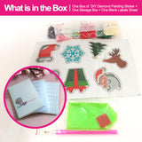 Diamond Painting Stickers- Christmas Series T020 with 28-Slot Box