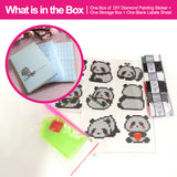 Diamond Painting DIY Sticker - Pandas