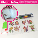Diamond Painting DIY Sticker - Princess &Fairy - The Flower Fairy T029 with 28-Slot Box