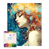 Easy Craft Paint by Number DIY Kit, 50x40cm- Beauty Series