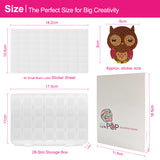 Diamond Painting Stickers-Animal Series - Animal T015 with 28-Slot Box