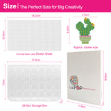 Diamond Painting Stickers-Cactus - Cactus T021 with 28-Slot Box