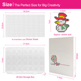 Diamond Painting Stickers- Christmas Series T006 with 28-Slot Box