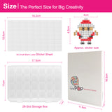Diamond Painting Stickers- Christmas Series T007 with 28-Slot Box