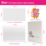 Diamond Painting DIY Sticker - Cartoon - Peppa Pig T001 with 28-Slot Box