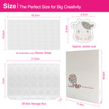Diamond Painting Stickers-Animal Series - Animal T042 with 28-Slot Box
