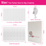 Diamond Painting Stickers-Animal Series - Animal T025 with 28-Slot Box