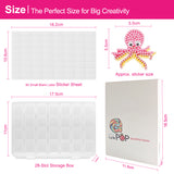 Diamond Painting Stickers-Animal Series - Animal T026 with 28-Slot Box