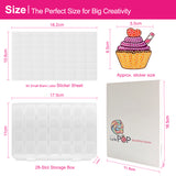 Diamond Painting Stickers- Love Heart Lip LD023 with 28-Slot Box