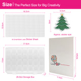 Diamond Painting Stickers- Christmas Series T020 with 28-Slot Box