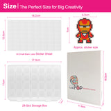 Diamond Painting DIY Sticker - Cartoon - Heroes T002 with 28-Slot Box