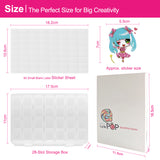 Diamond Painting DIY Sticker - Princess &Fairy - Wonderland Charms T045 with 28-Slot Box
