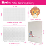 Diamond Painting Stickers-Animal Series - Animal T014 with 28-Slot Box