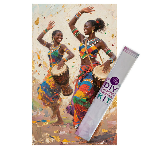 Diamond Painting DIY Kit,Full Drill, 50x30cm- Dance