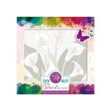 Easy Craft Paint by Number DIY Kit, 20x20 Flowers