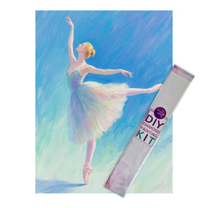 Diamond Painting DIY Kit,Full Drill, 40x30cm-  Ballet Dancer