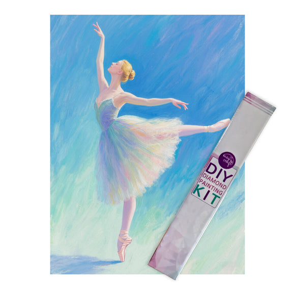 Diamond Painting DIY Kit,Full Drill, 40x30cm-  Ballet Dancer