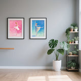 Diamond Painting DIY Kit,Full Drill, 40x30cm-  Ballet Dancer