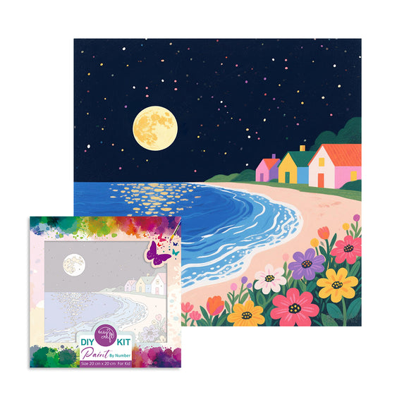 Easy Craft Paint by Number DIY Kit, 20x20cm- View