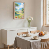 Diamond Painting DIY Kit,Full Drill, 50x30cm- Beautiful Coast Town