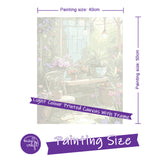 Easy Craft Paint by Number DIY Kit, 50x40cm- Beautiful Greenhouse