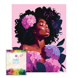 Easy Craft Paint by Number DIY Kit, 50x40cm- Beauty with Flowers