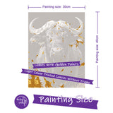 Easy Craft Paint by Number DIY Kit, 40x30cm- Big Five Series