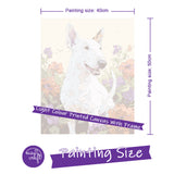 Easy Craft Paint by Number DIY Kit, 50x40cm- Dog Series 01